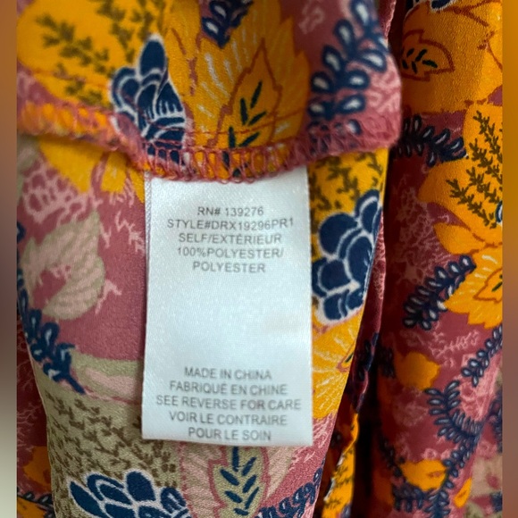 DR2 Women's Size 3X Floral Print Tunic - Picture 5 of 6